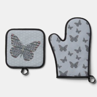 Nordic Monarch Oven Mitt & Pot Holder Set