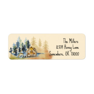 Nordic/Mountain Address Labels Personalised