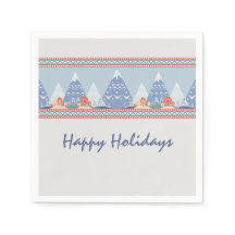Nordic Mountain Scene Customisable Holiday