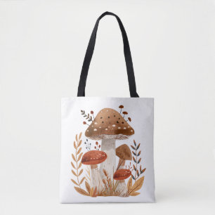 Nordic Mushrooms Tote Bag
