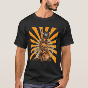 Nordic Mythology Cat Runes Viking T-Shirt