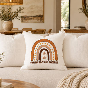 Nordic Neutral Christmas Rainbow Festive Pillow Ar