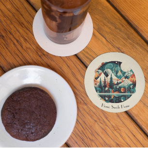 Nordic Pines & Peaks, custom Coaster