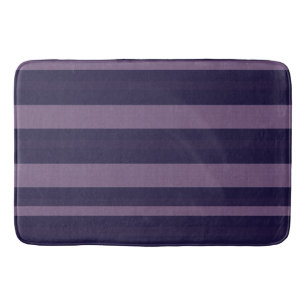 Nordic Plum Stripe Bath Mat