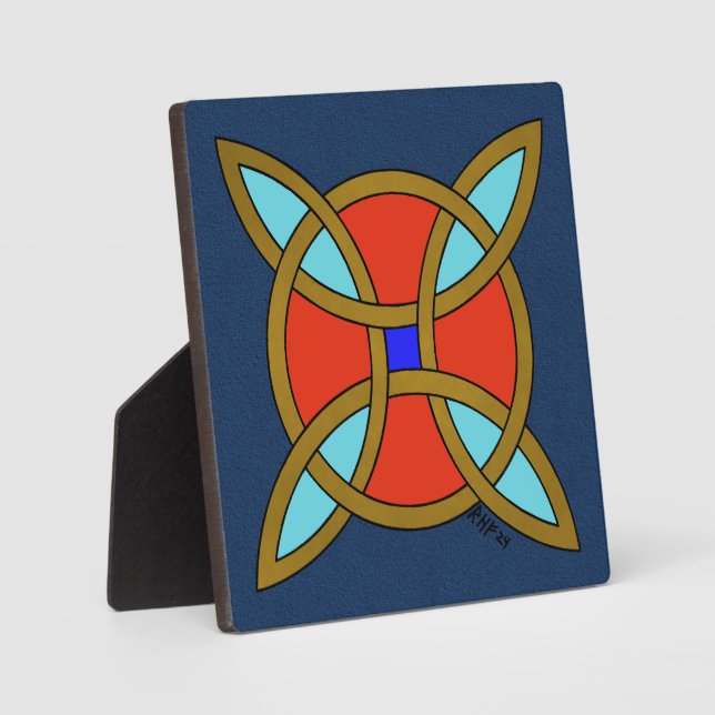 Nordic Protection from Witchcraft or Witch's Knot Plaque (Front)