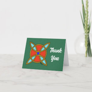 Nordic Protection from Witchcraft or Witch's Knot Thank You Card