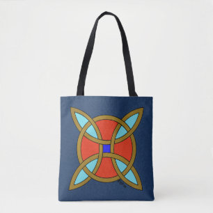 Nordic Protection from Witchcraft or Witch's Knot Tote Bag