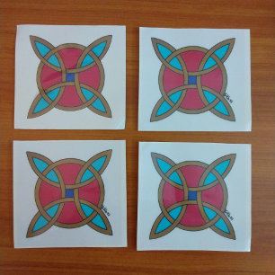 Nordic Protection from Witchcraft or Witch's Knot Window Cling