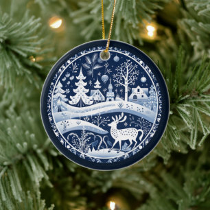 Nordic Reindeer Ornament