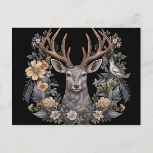 Nordic Retro Pagan Artistic Holiday Card