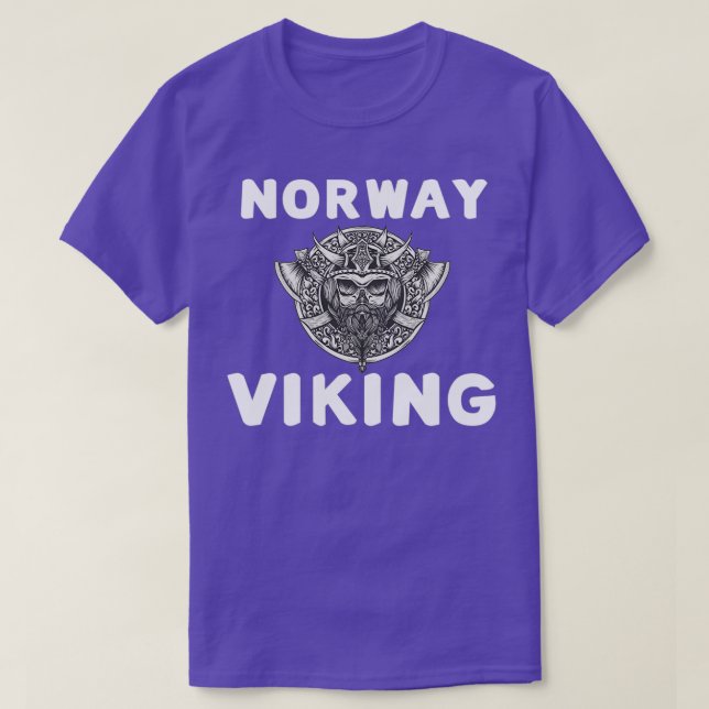 Nordic Runes Norwegian Viking Norway T-Shirt (Design Front)