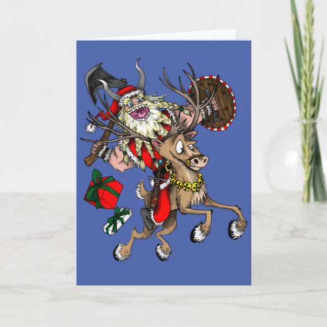 Nordic Santa Holiday Card (Front)