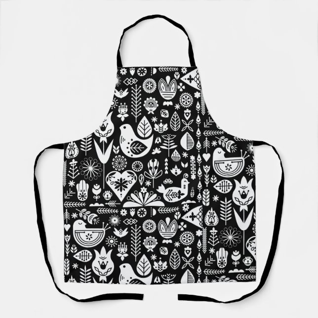 Nordic Scandinavian Christmas  Apron (Front)