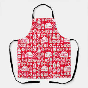 Nordic Scandinavian Christmas Apron