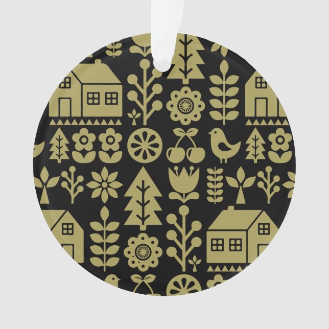 Nordic Scandinavian Christmas Decorations (Front)