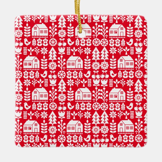 Nordic Scandinavian Christmas Decorations (Front)