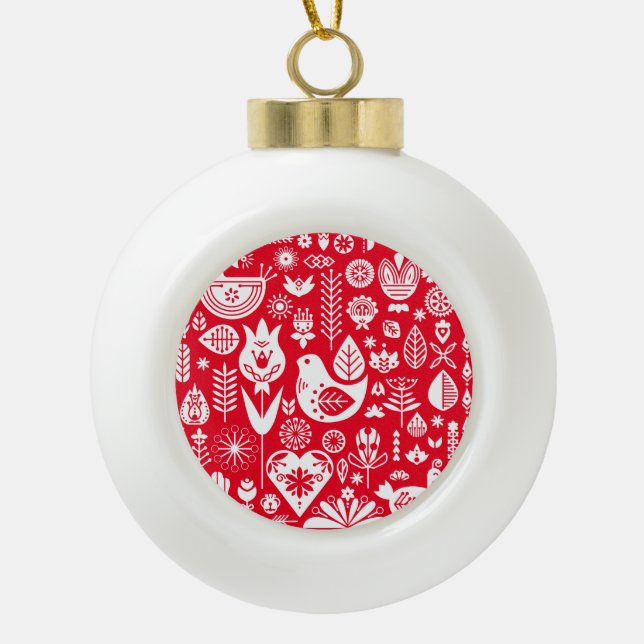 Nordic Scandinavian Christmas Decorations (Front)