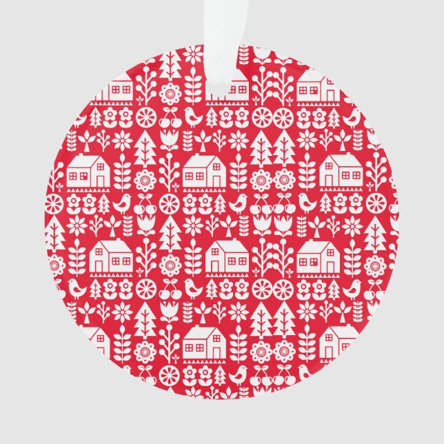 Nordic Scandinavian Christmas Decorations (Front)