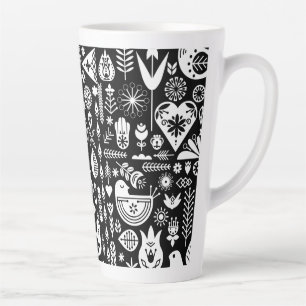 Nordic Scandinavian Christmas Latte Mug
