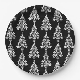Nordic Scandinavian Christmas Tree Decorations Paper Plate