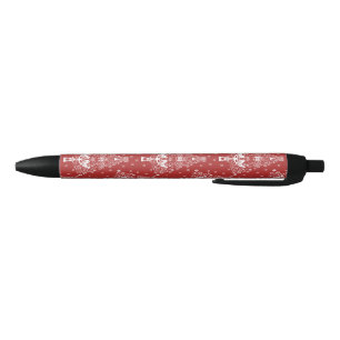 Nordic Scandinavian Christmas Tree Magic Black Ink Pen