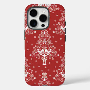 Nordic Scandinavian Christmas Tree Magic iPhone 16 Pro Case
