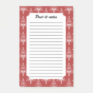 Nordic Scandinavian Christmas Tree Magic Post-it Notes