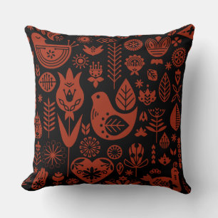 Nordic Scandinavian Folk Pattern Art Cushion