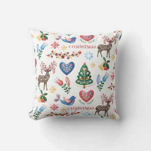 Nordic Scandinavian Style Christmas Pattern Cushion
