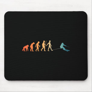 Nordic Ski Art Men Women Snowboard Skier Skiing Lo Mouse Mat