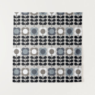 Nordic style, abstract floral pattern. tapestry