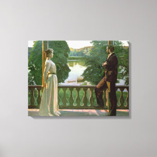 Nordic Summer Evening, 1899-1900 Canvas Print