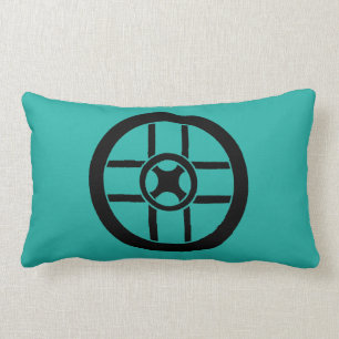 Nordic Symbol: Wheel Cross Lumbar Cushion