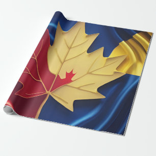 Nordic Symphony: Swedish Elegance Meets Canadian Wrapping Paper