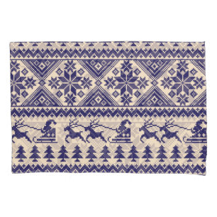 Nordic Tradition: Seamless Pattern Design Pillowcase