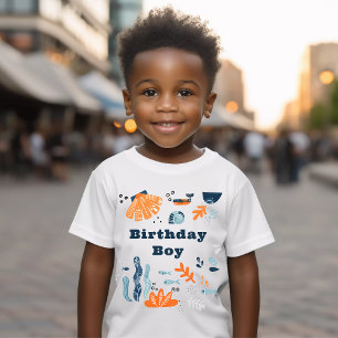 Nordic Under the Sea kids birthday T-Shirt