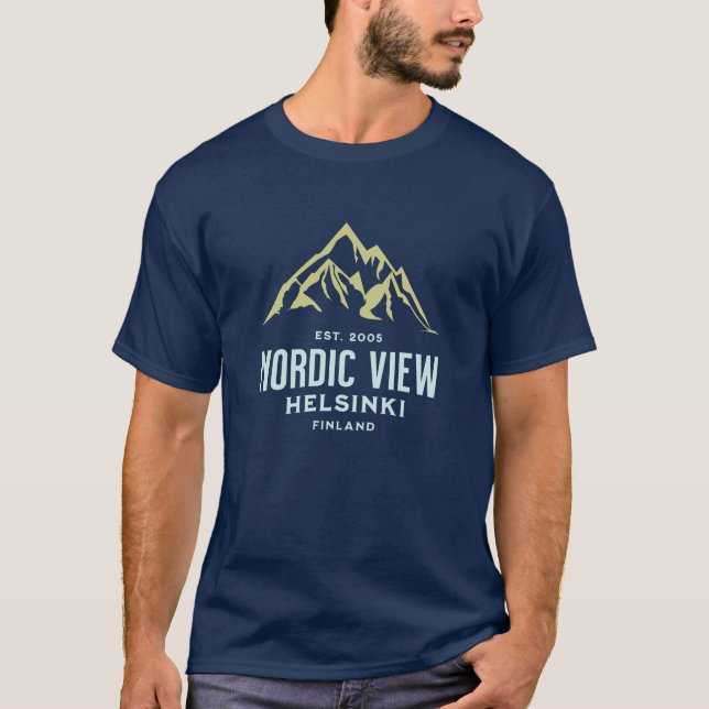 Nordic View, Helsinki, Finland T-Shirt (Front)