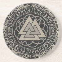 Nordic Viking Norse rune Valknut design 