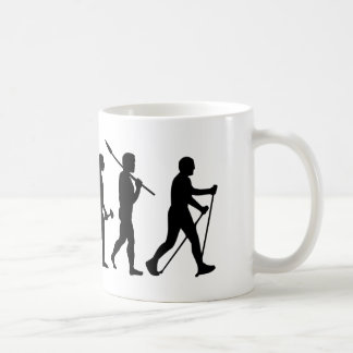 Nordic Walking Evolutionary theory of walking Coffee Mug