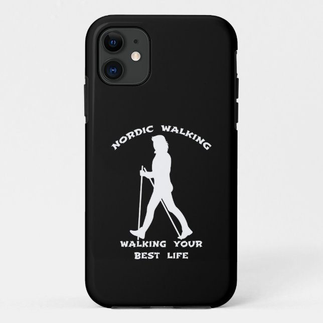 Nordic Walking - Walking Your Best Life Case-Mate iPhone Case (Back)