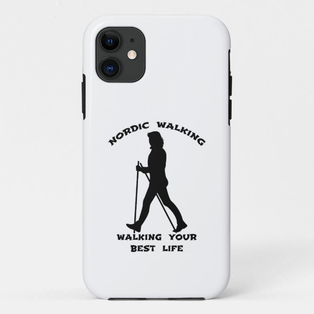 Nordic Walking - Walking Your Best Life Case-Mate iPhone Case (Back)
