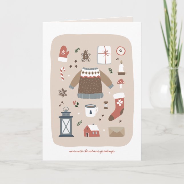 Nordic Warmest Christmas Holiday Card (Front)