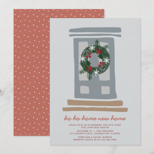 Nordic Winter Christmas Housewarming Holiday Card