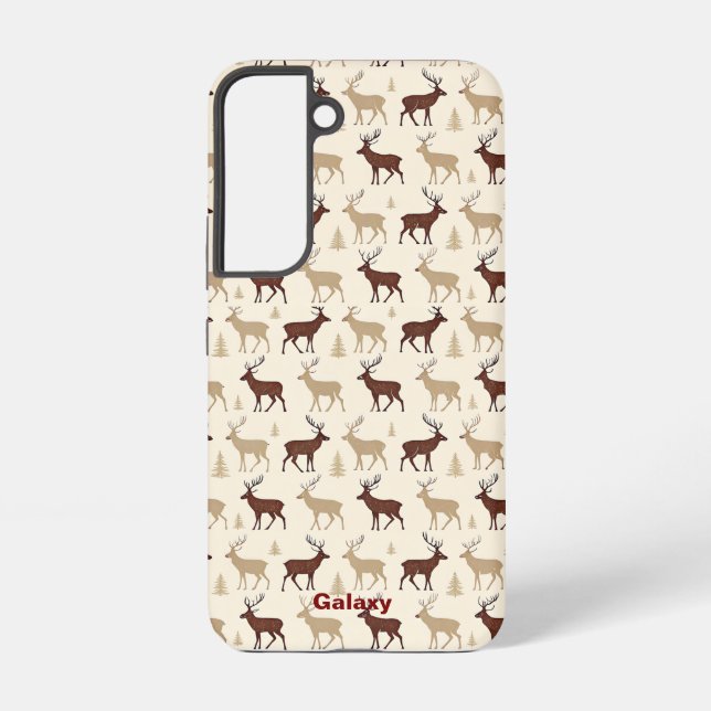 Nordic Winter Forest Galaxy S22 Case (Back)