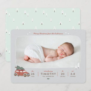Nordic Winter New Baby First Christmas Holiday