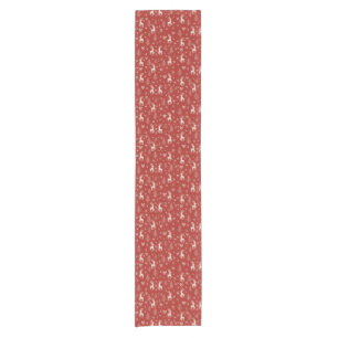 Nordic Yuletide Reindeer Short Table Runner