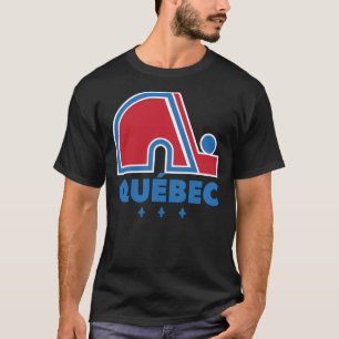 Nordiques Quebec Hockey Team Avalanche Vintage wit T-Shirt