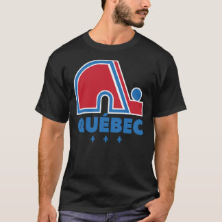Nordiques Quebec Hockey Team Avalanche Vintage wit T-Shirt