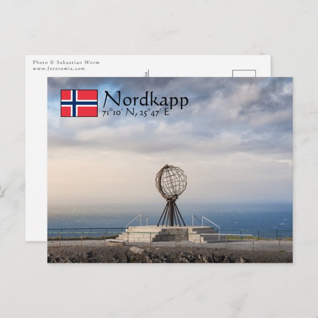 Nordkap Norwegen Postcard (Front/Back)