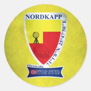 Nordkapp Classic Round Sticker